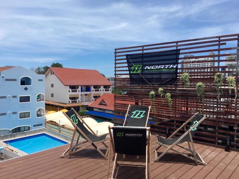 Kite foiling flat water